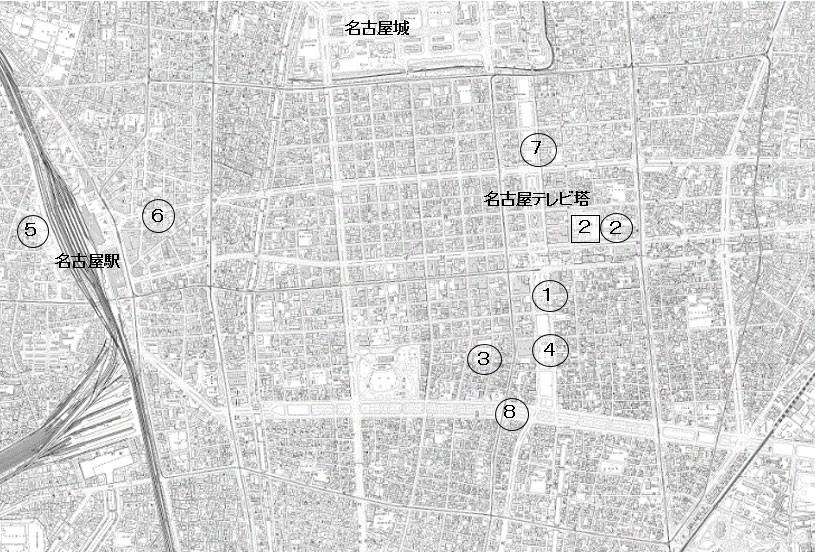 名古屋市都市計画基本図（1964～1968年基本図）